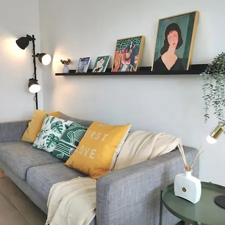 Chic 2chambres,70m²+balcon+parking+wifi 아파트 낭트