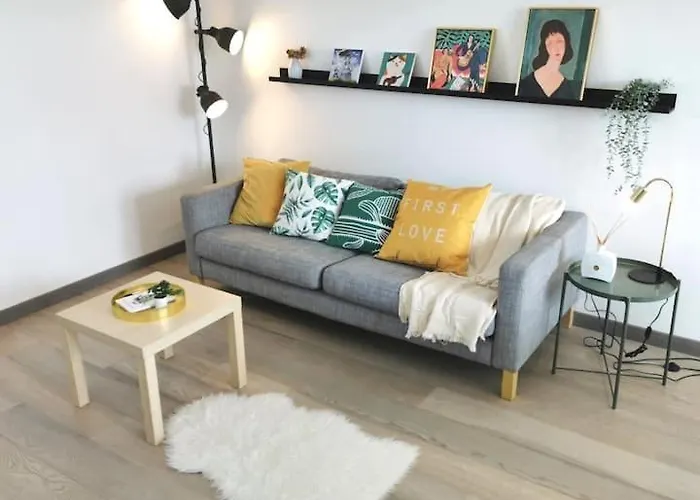 Appartement Chic 2chambres,70m²+balcon+parking+wifi