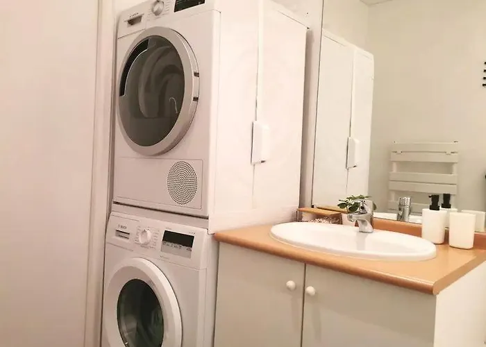 Chic 2chambres,70m²+balcon+parking+wifi 아파트